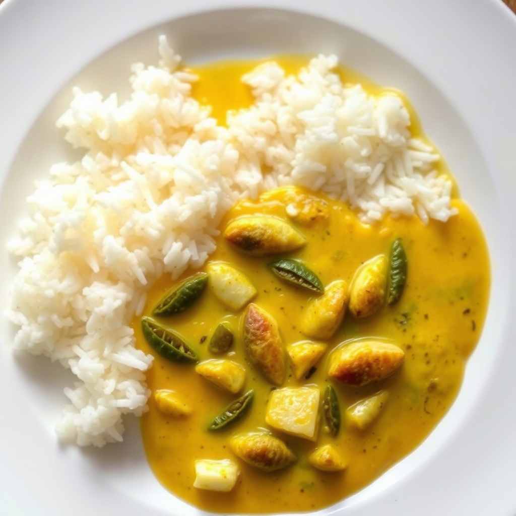 Tengra Fish with White Rice