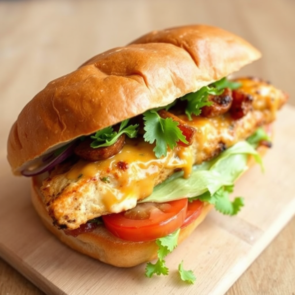 Chicken Kebab Sandwich