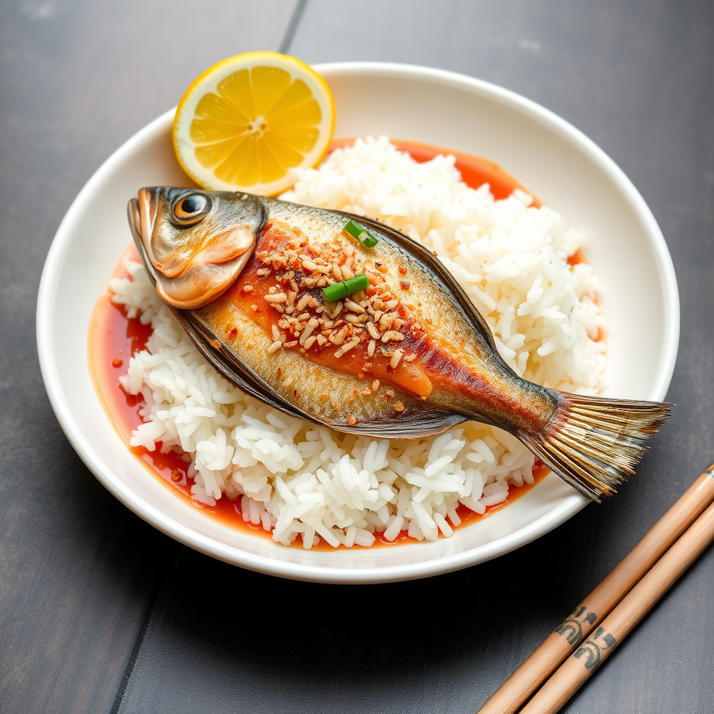 Churi Fish White Rice