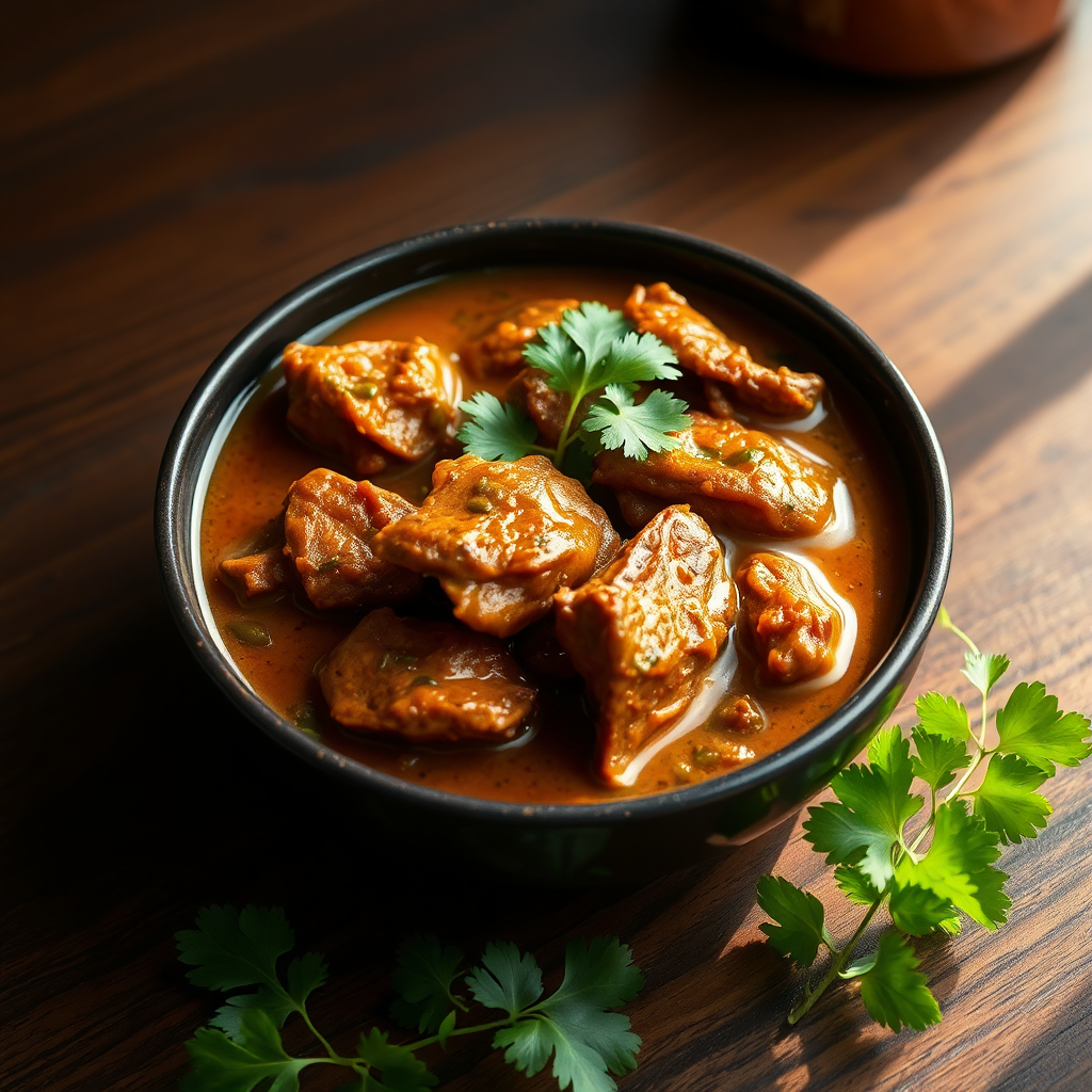 Cuckoo bird meat curry