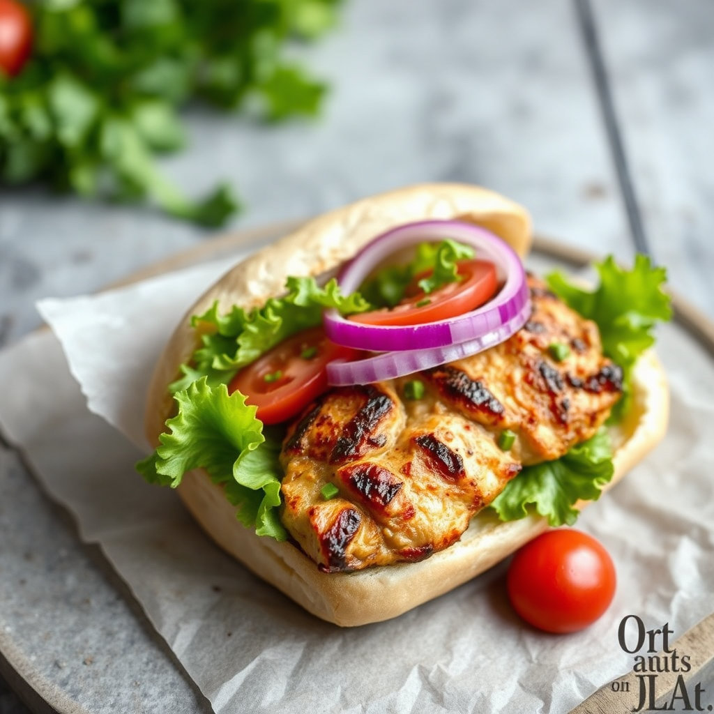 Chicken Kebab Sandwich