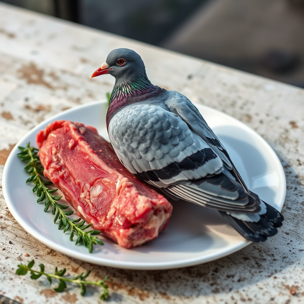 Pigeon Meat