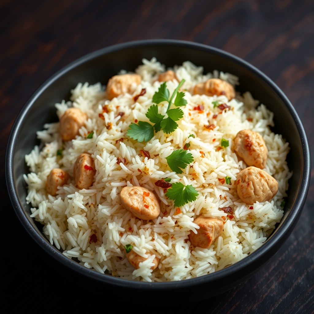 Aromatic chicken polao rice