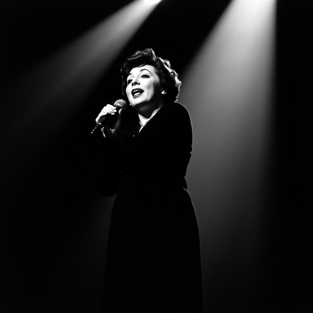 Portrait d’Édith Piaf