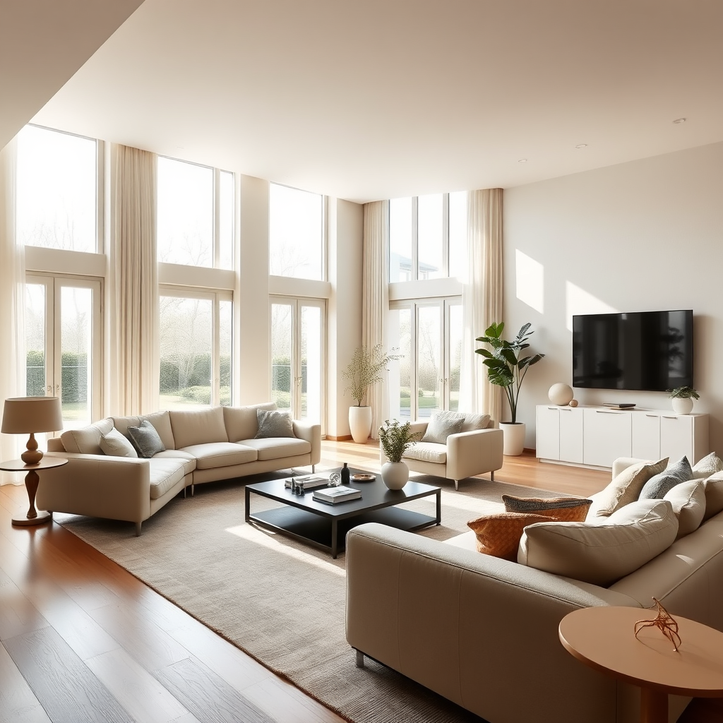 Luxueuze woonkamer in een vakantiehuis in Europa