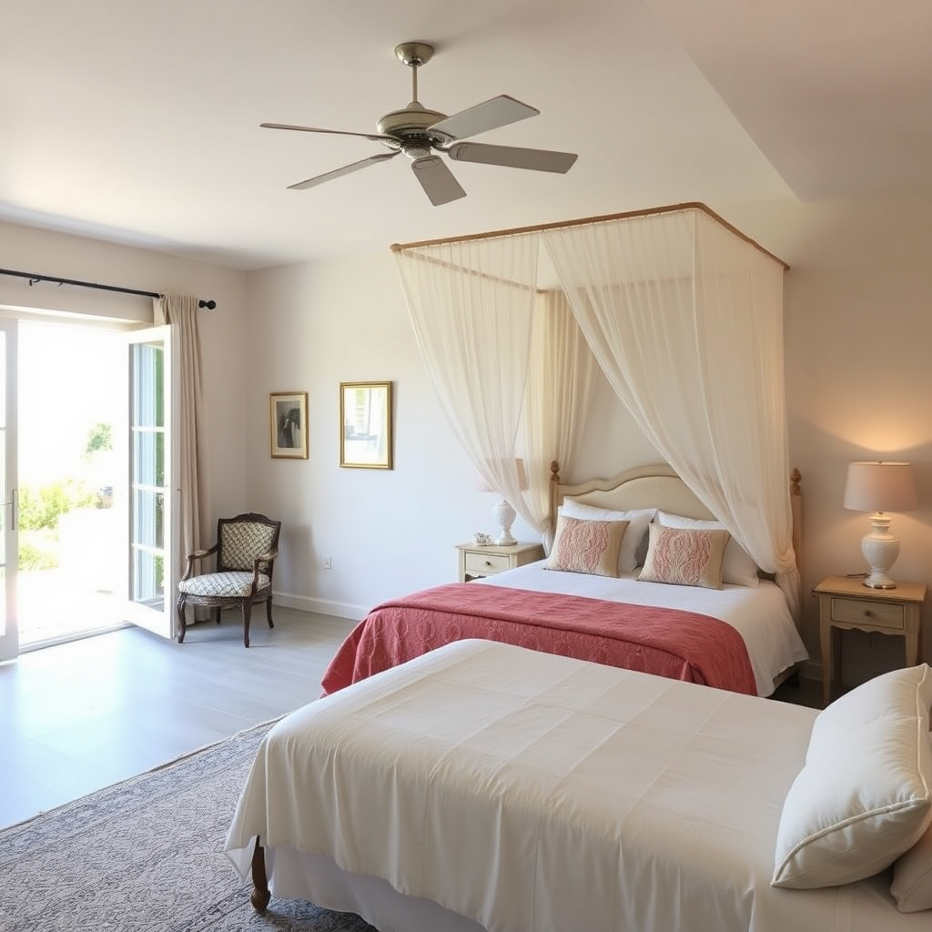 Interieur van een vakantiehuis met privé zwembad