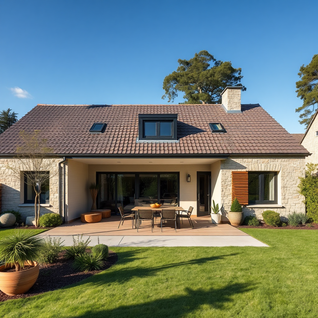 Exterieur luxe vakantiehuisje