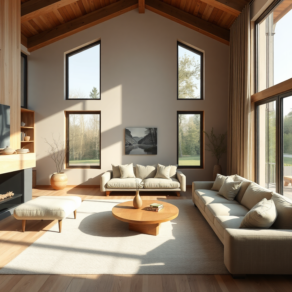 Luxe woonkamer in een vakantiehuis