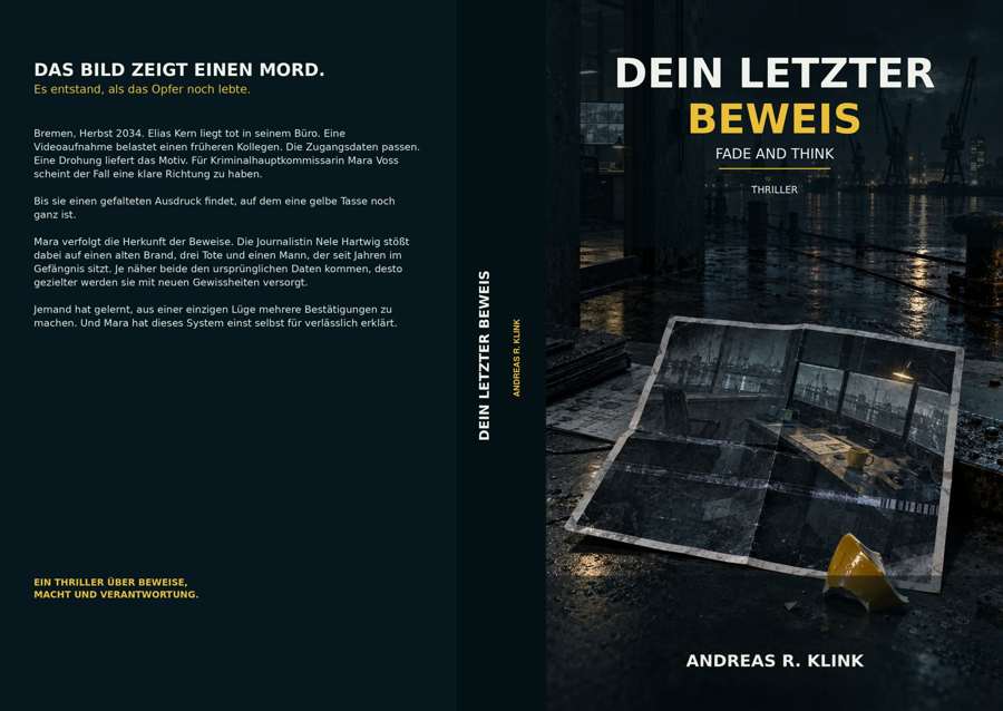 Buchcover Dein letzter Beweis – Fade and Think