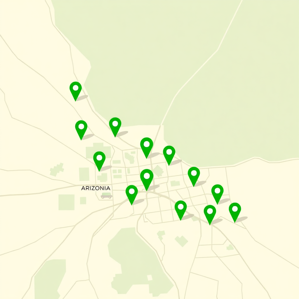 Service area map