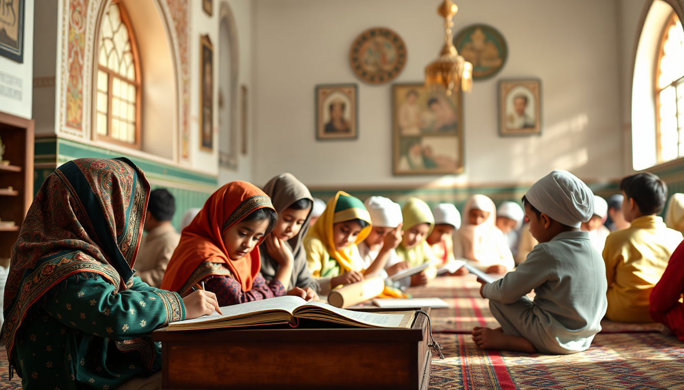 Desk with code on screen
