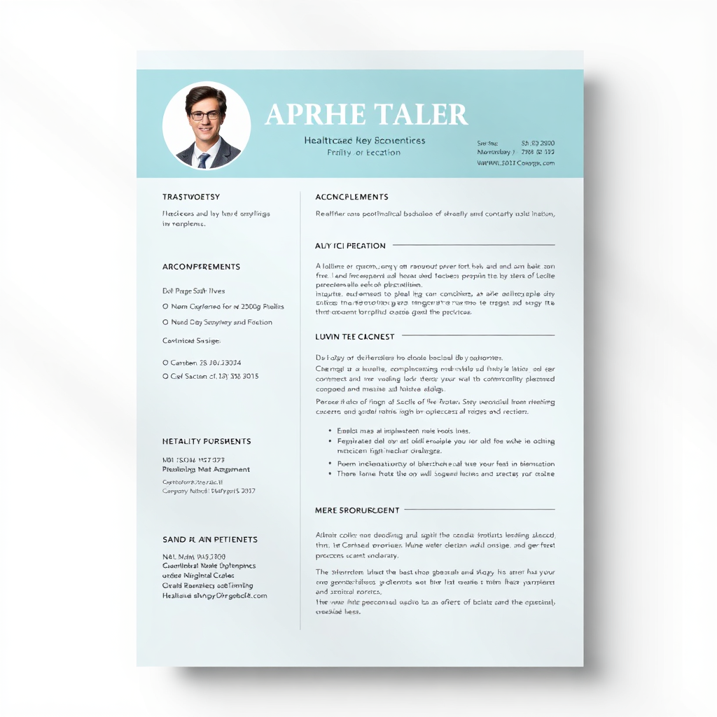 Medical Professional CV Example