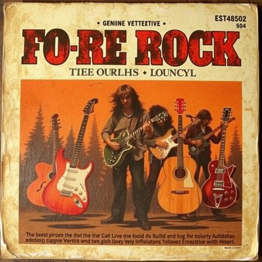 Album art for a vintage rock album