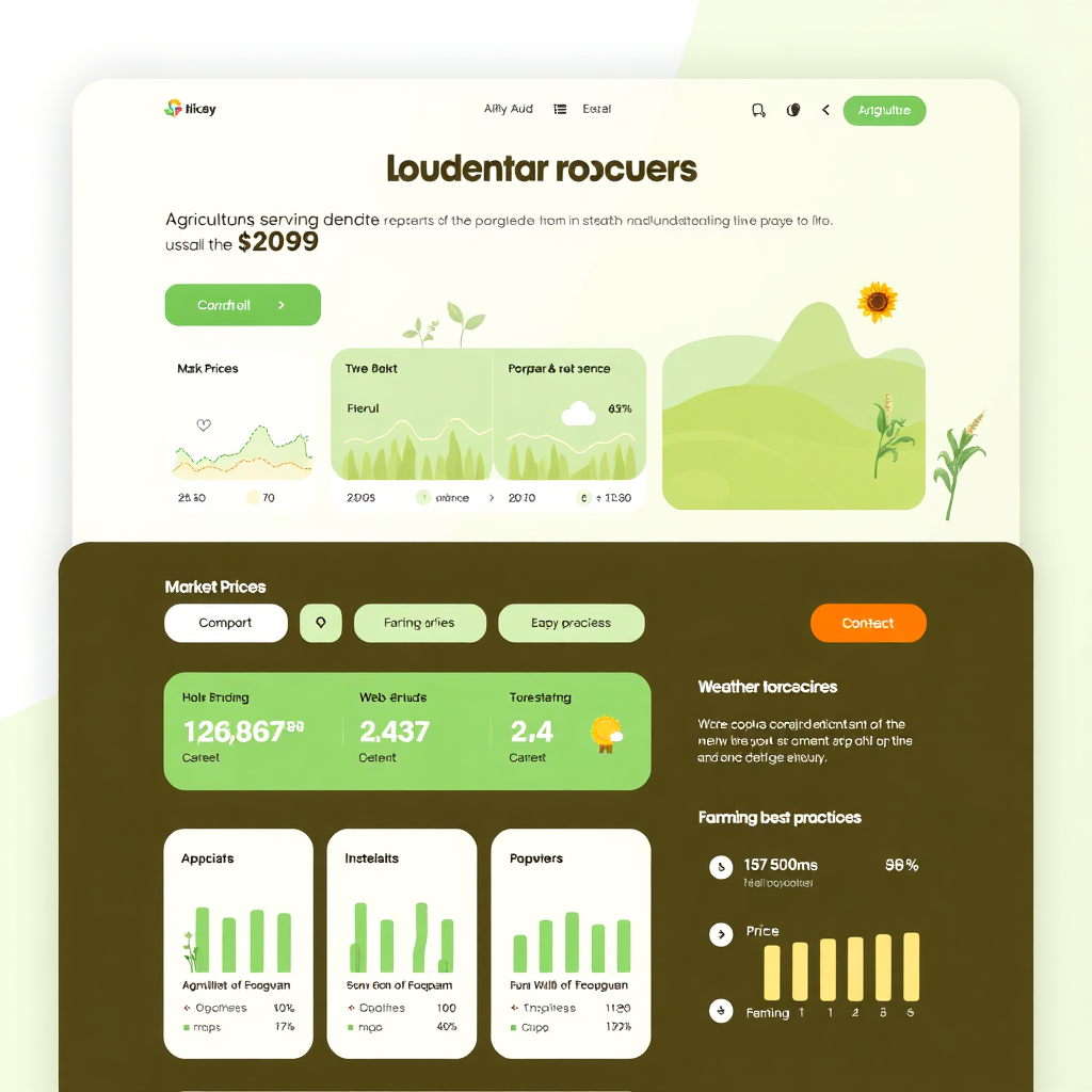 AgroEcosystem Hub App Interface