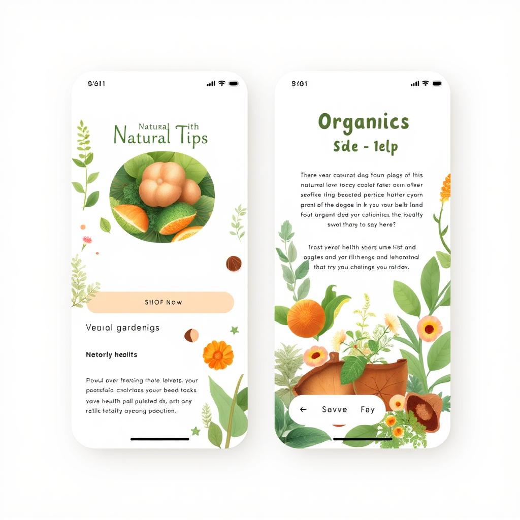 Natural Health App Detailed View