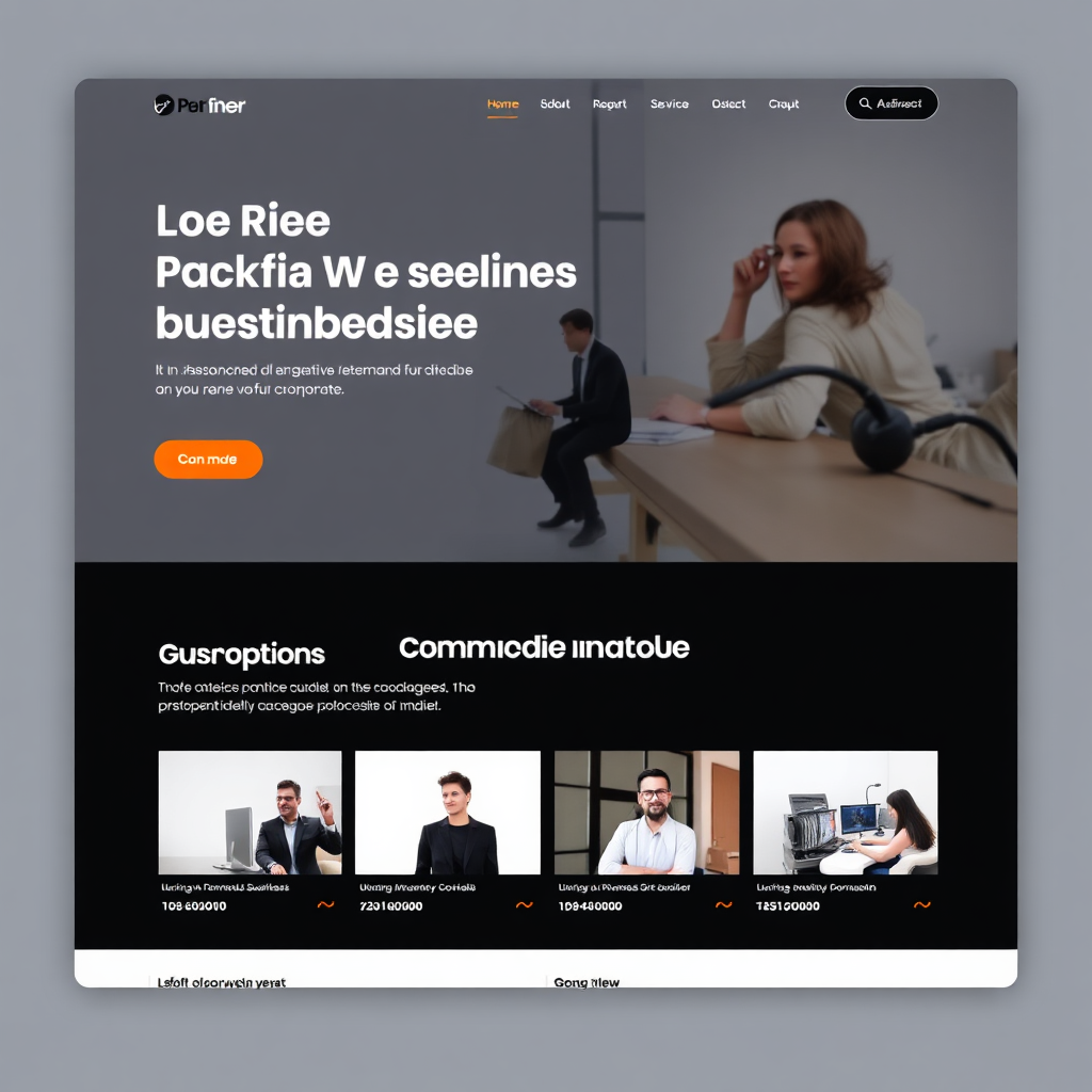 Professional Business Website Example
