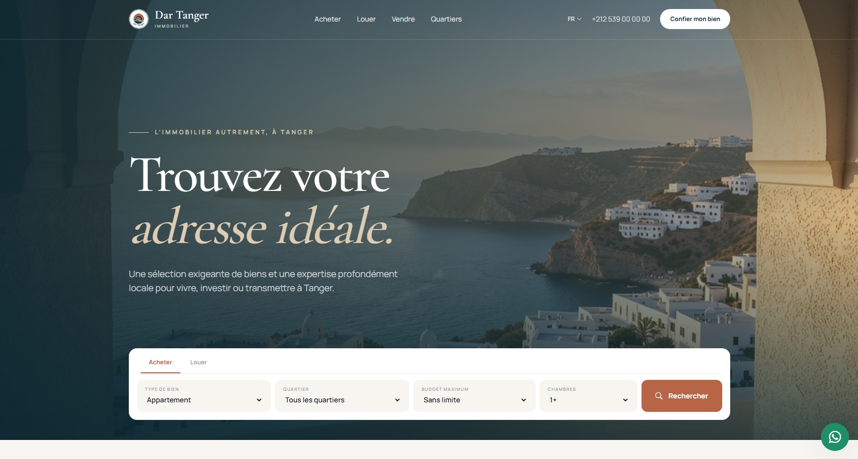 Dar Zayna restaurant website preview