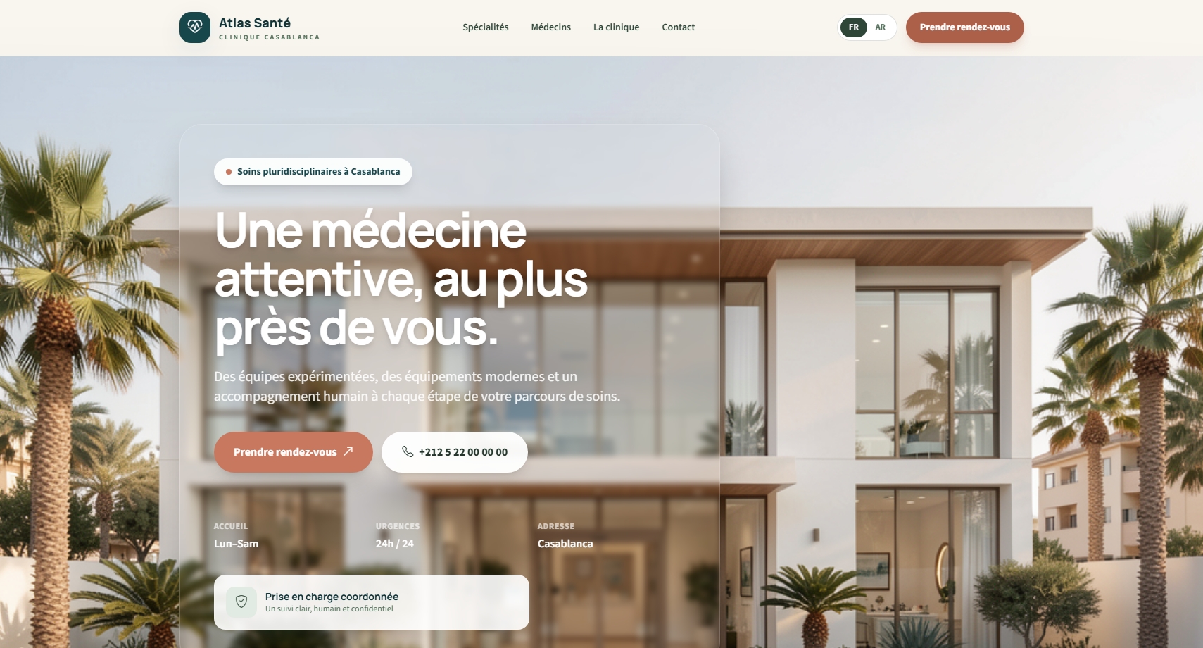 Dar Zayna restaurant website preview