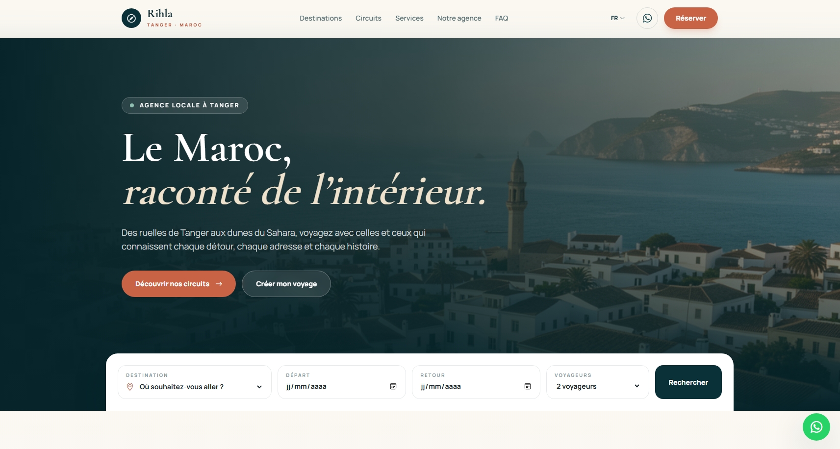 Aperçu du site web du cabinet d'avocat