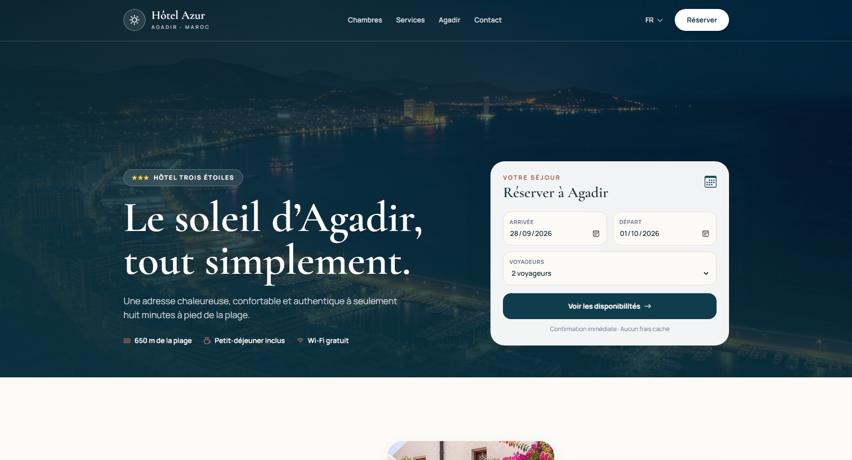 Dar Zayna restaurant website preview