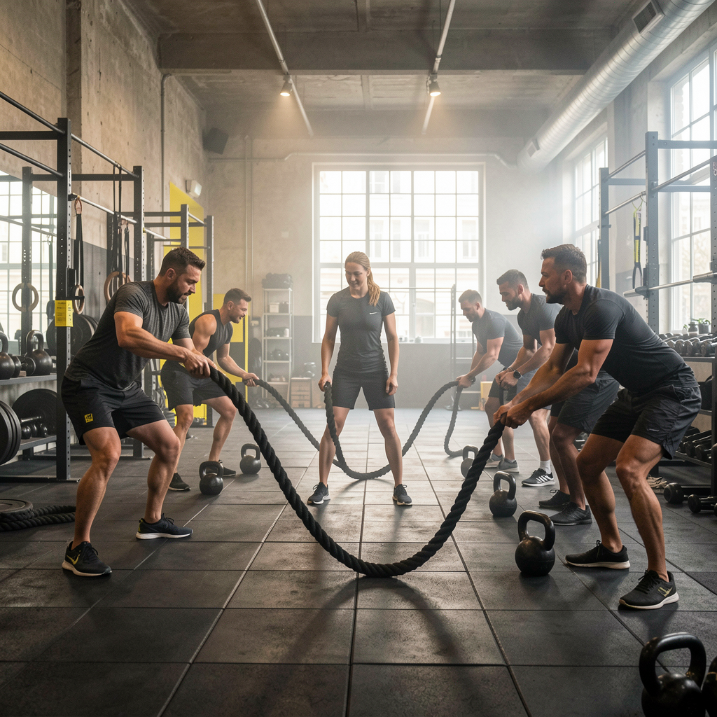 Entraînement collectif au Pulse Club