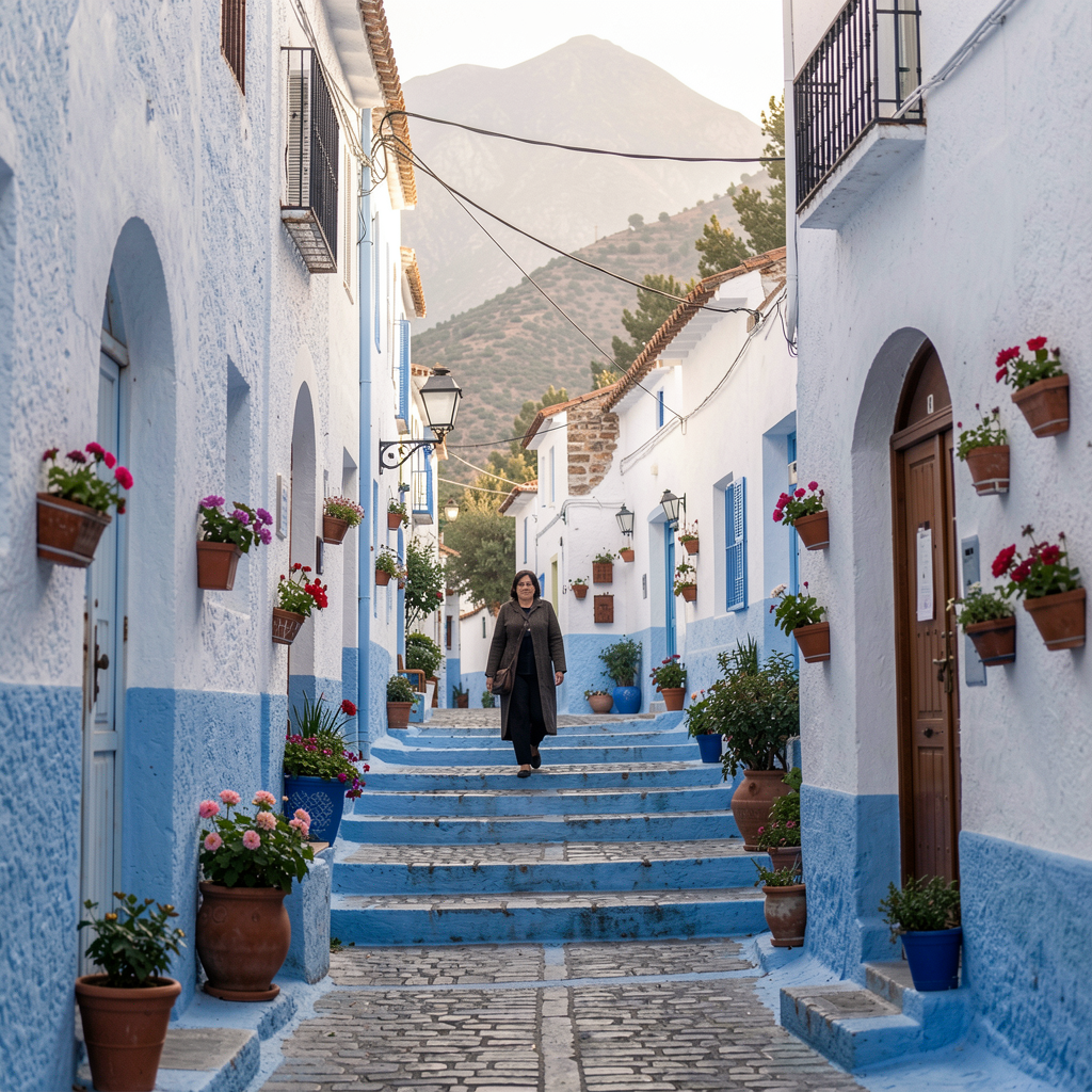 Ruelle bleue de Chefchaouen