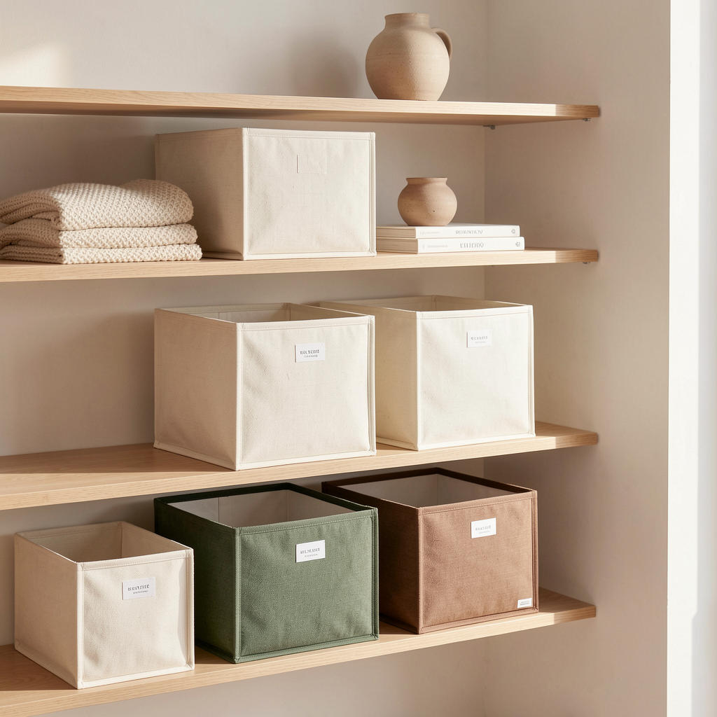 Boîtes de rangement pliables