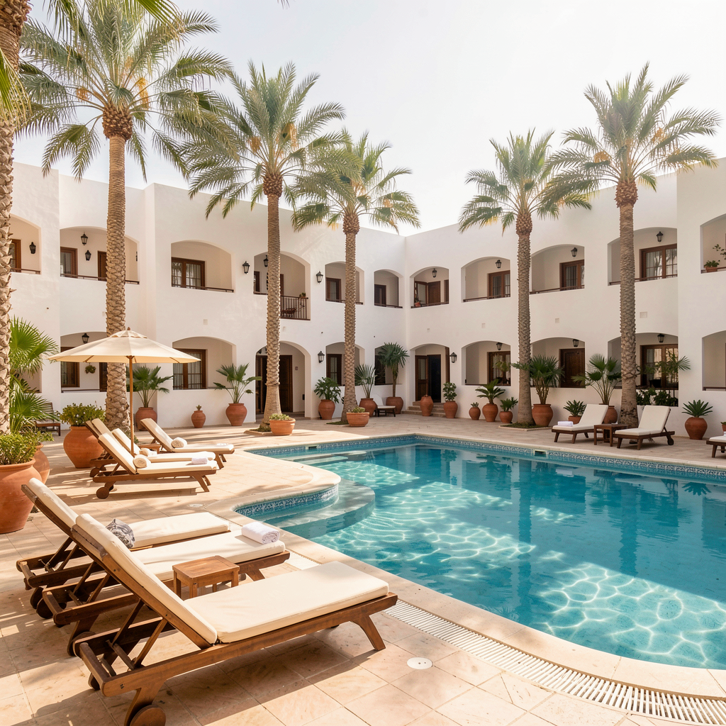Piscine extérieure de l’hôtel