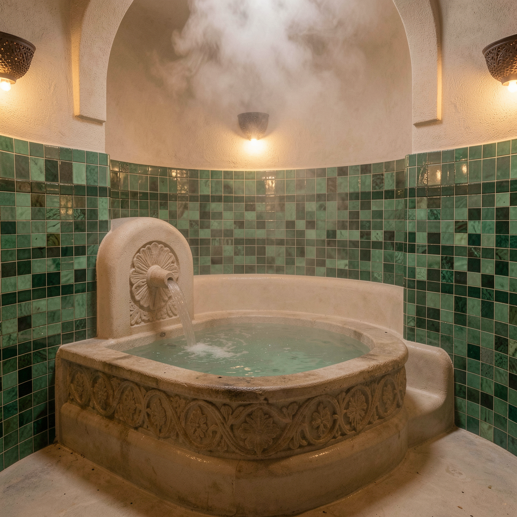 Vapeur dans le hammam