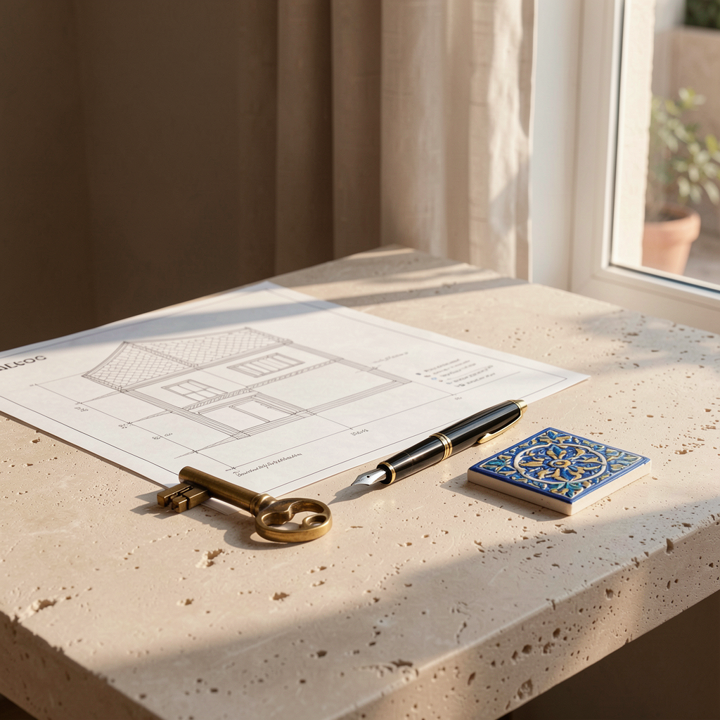 Clé et documents pour un achat immobilier