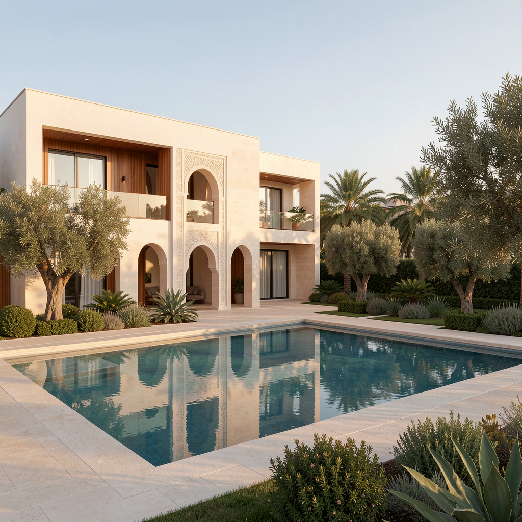 Villa moderne avec piscine dans le quartier Iberia