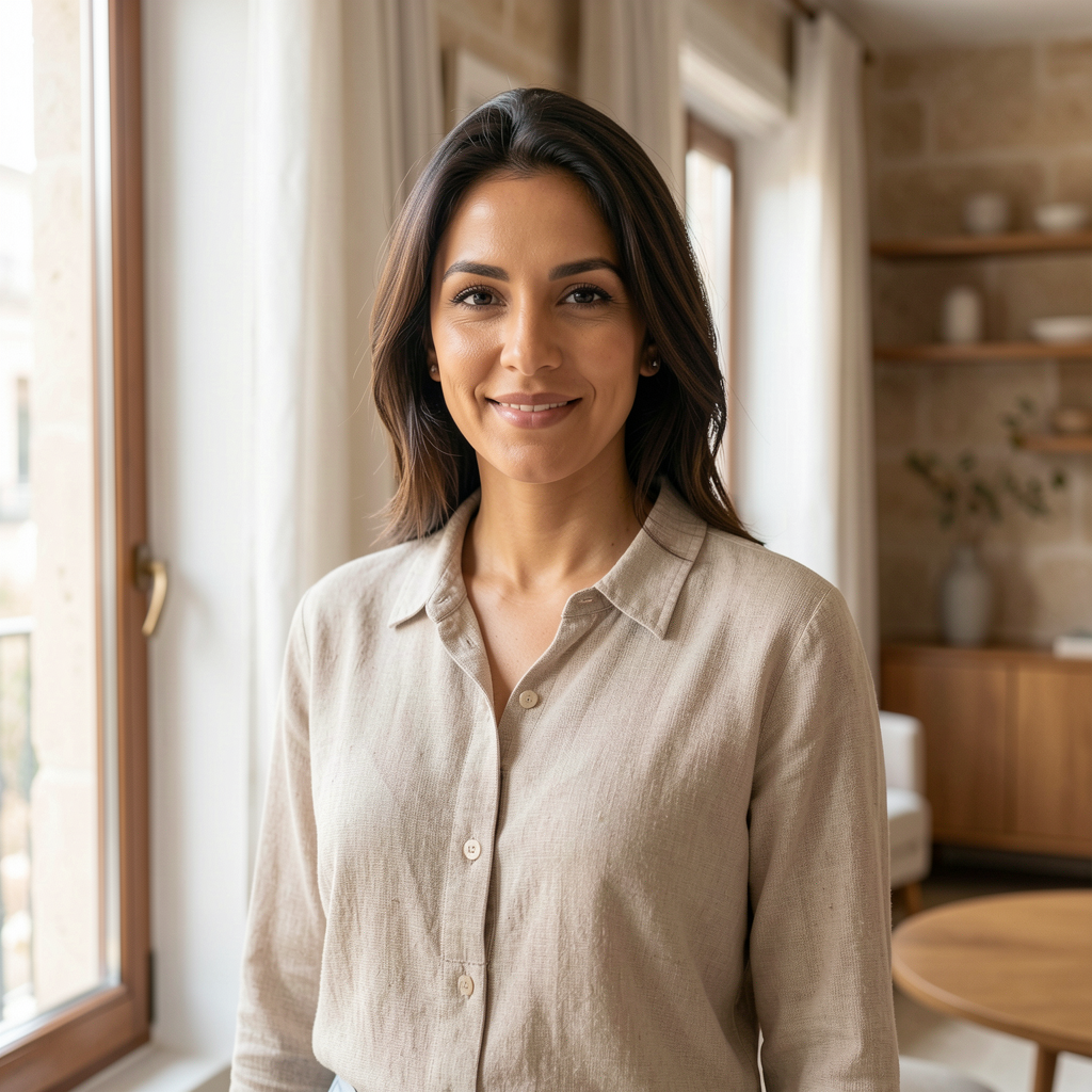 Portrait d’Amina, cliente Noria