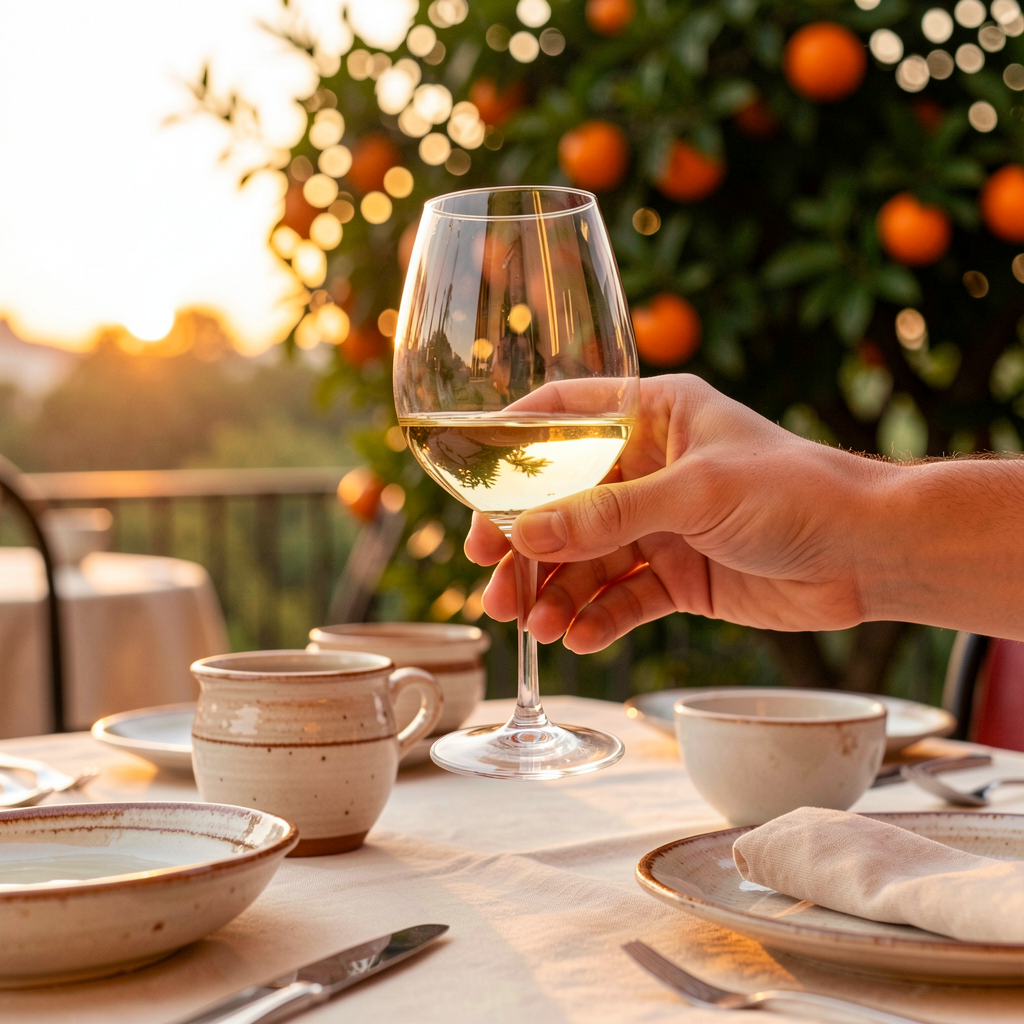 Copa de vino andaluz