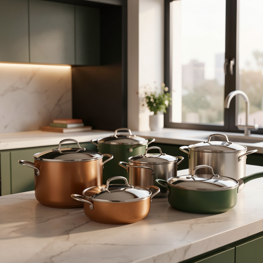 Batterie de cuisine moderne