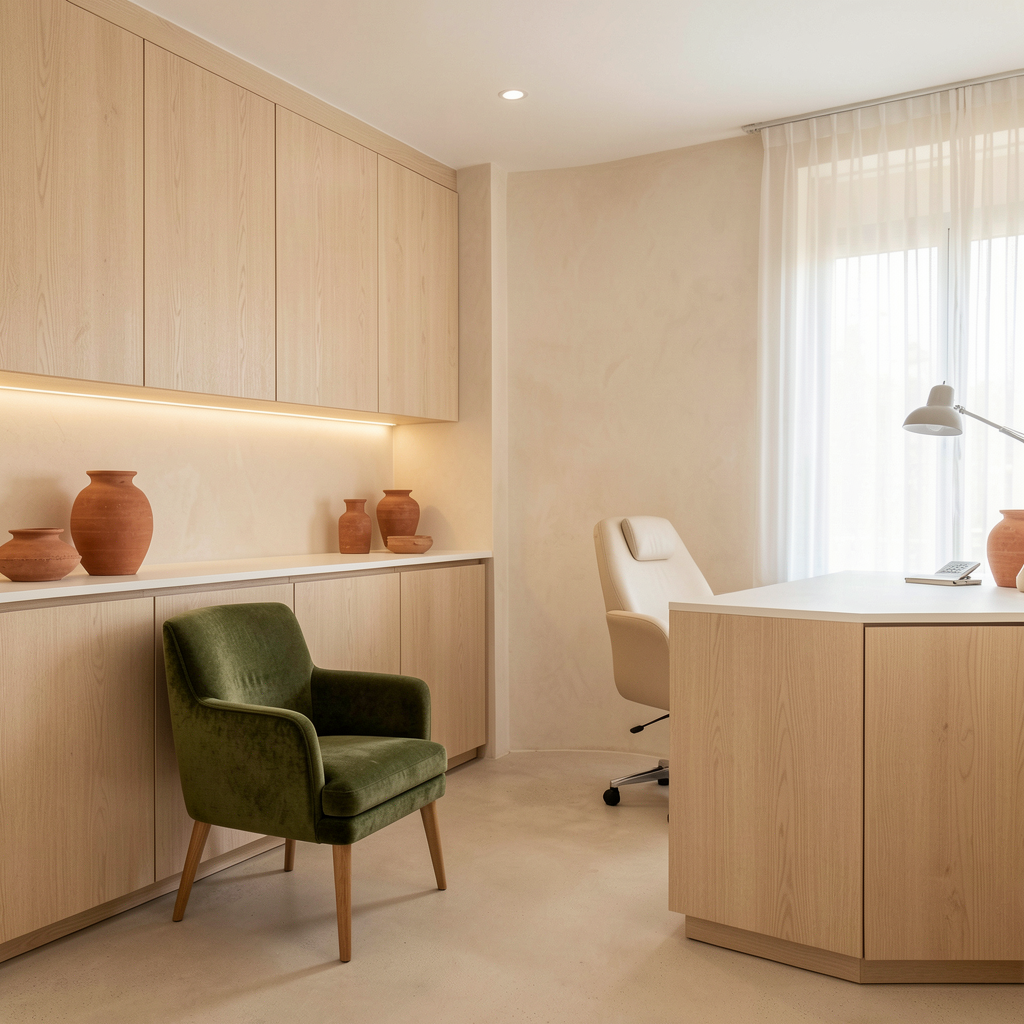Salle de consultation lumineuse