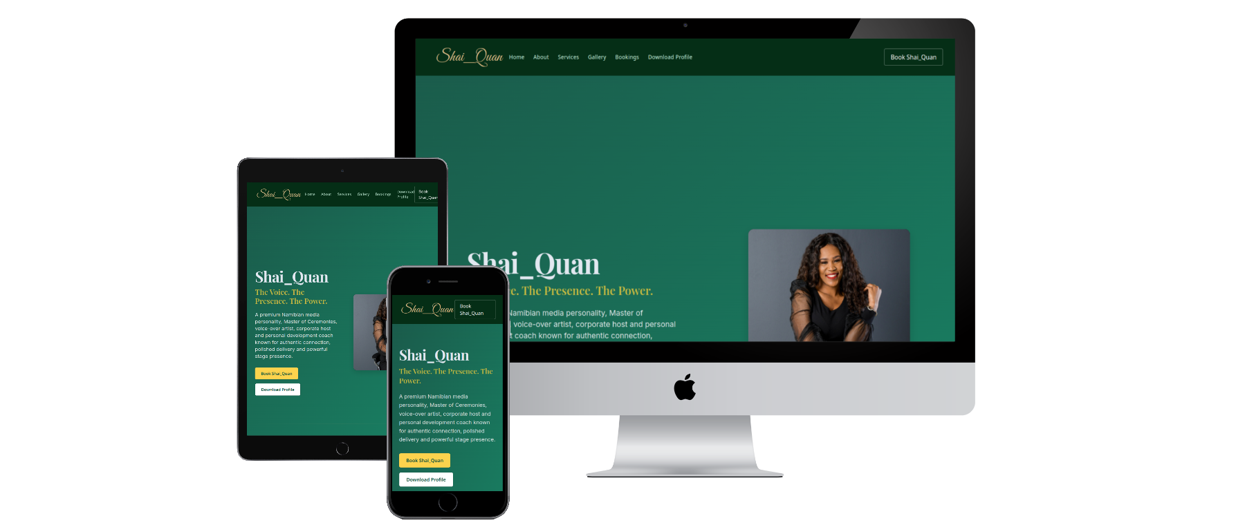 Shali Quan website preview