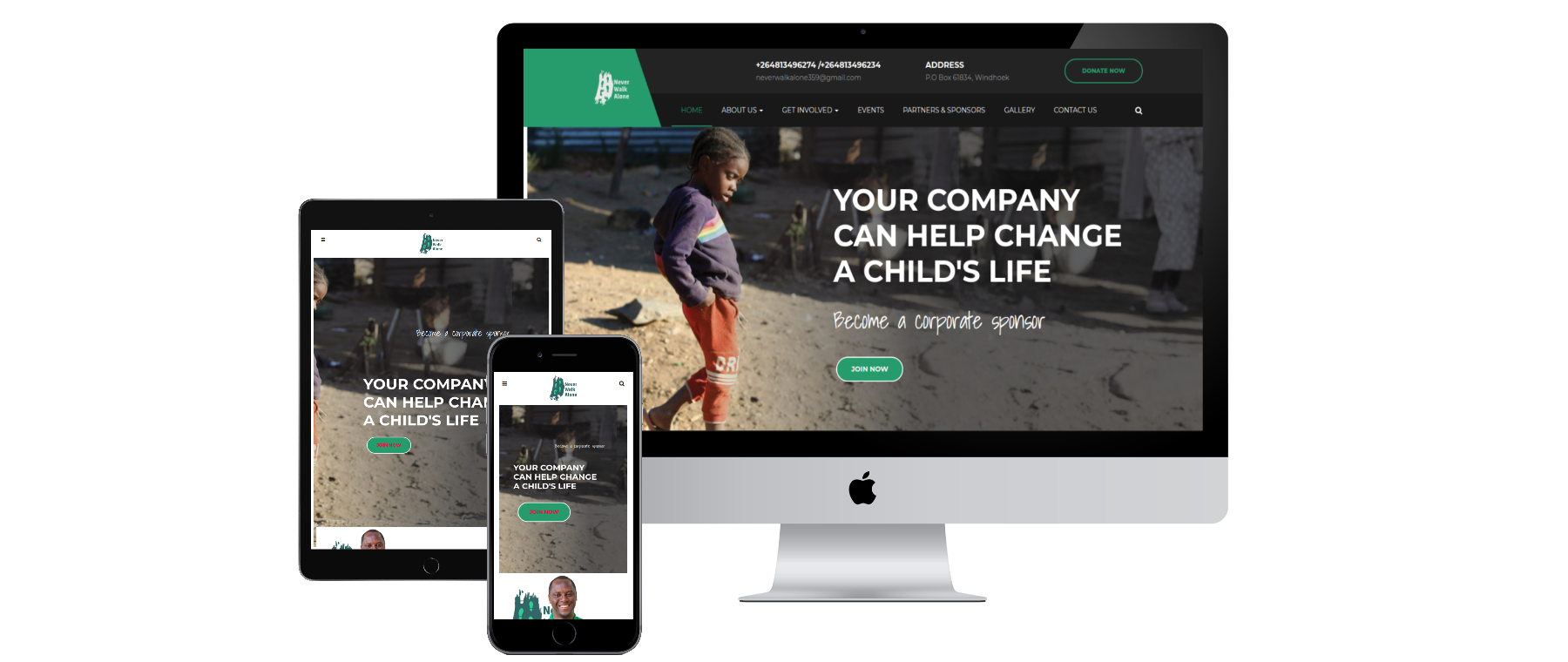LaunchPage sample project preview