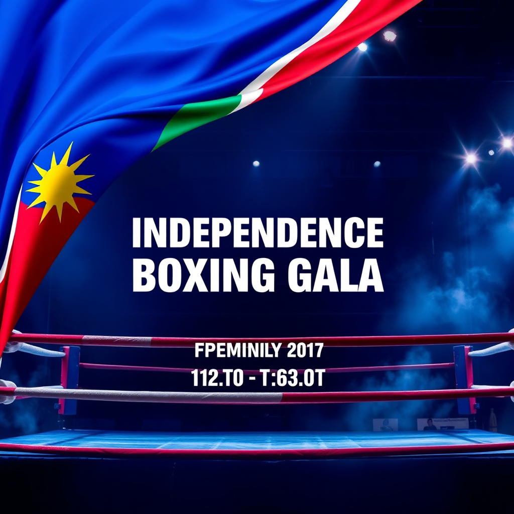 Upcoming fight poster