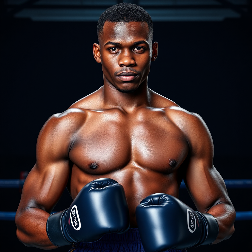 Managed fighter portrait