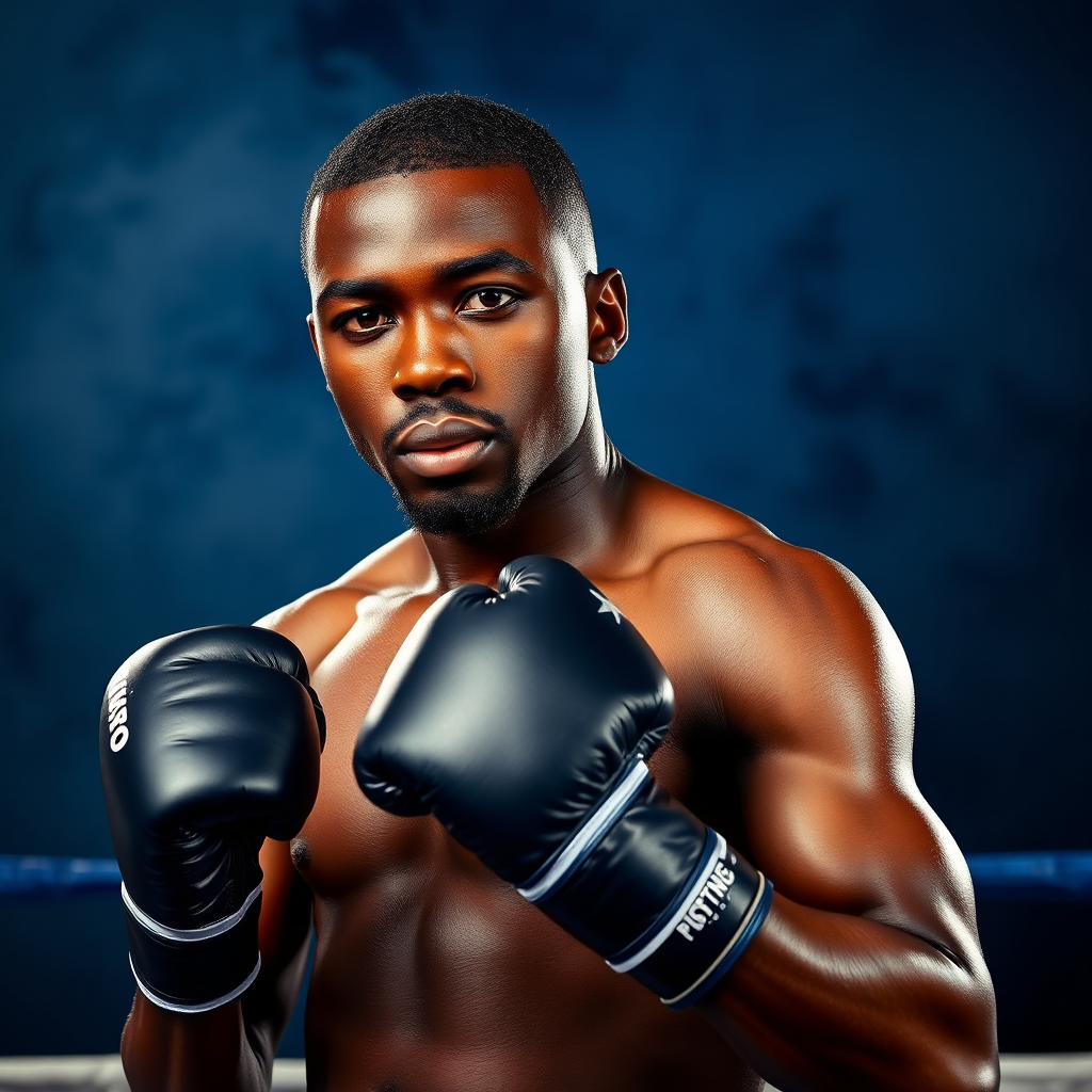 Managed fighter portrait