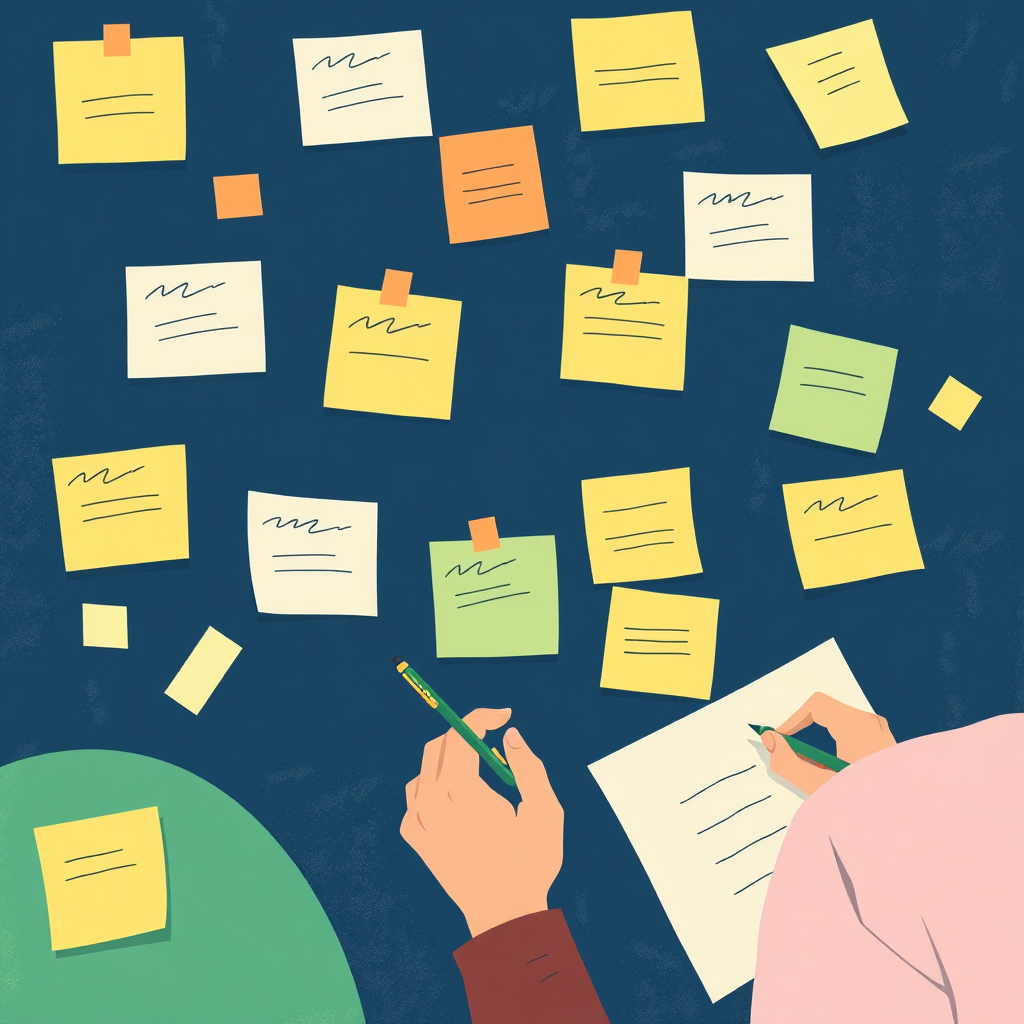 Creative ideation illustration