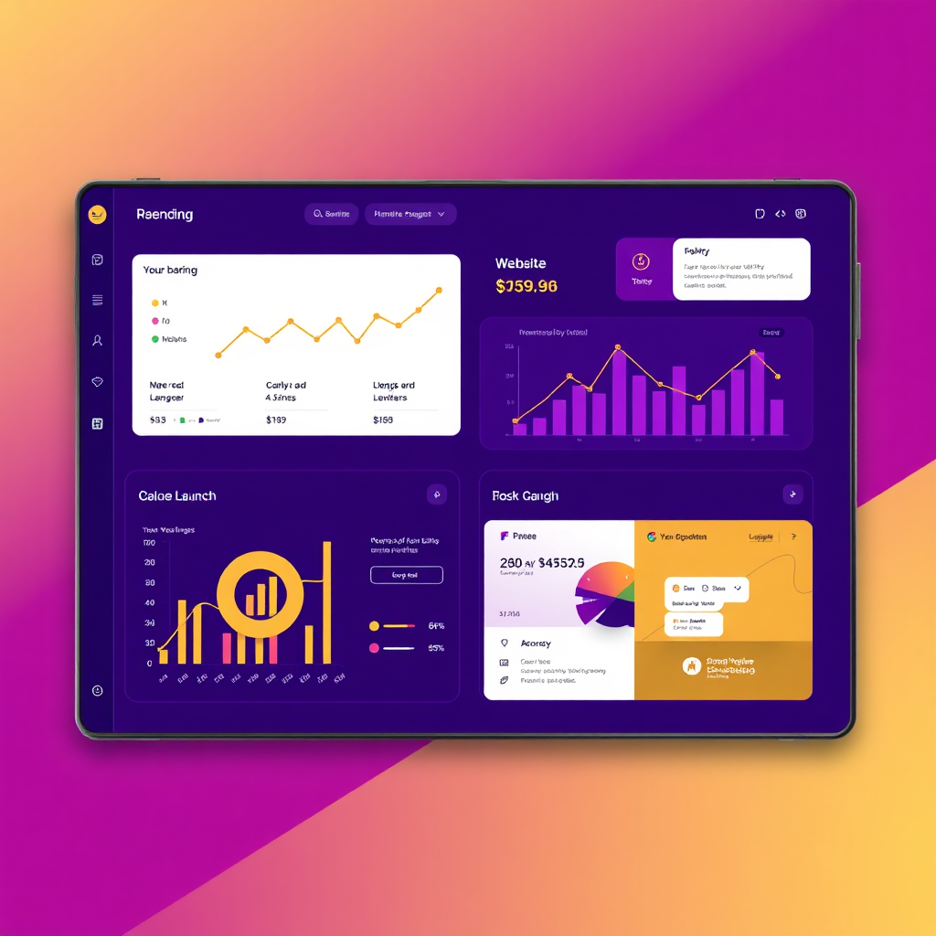Portfolio visual - Branding and website launch