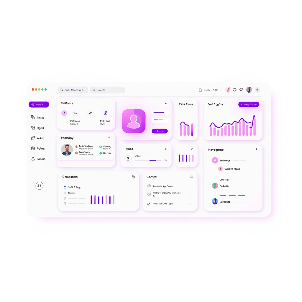 Abstract contact dashboard