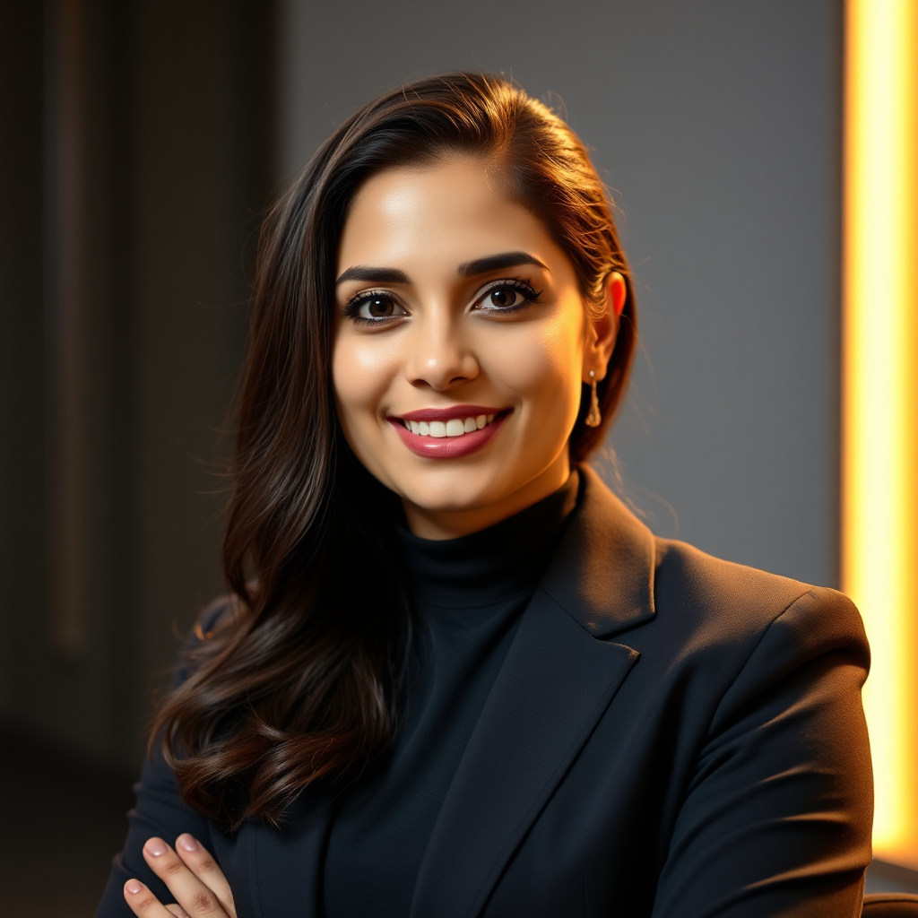 Portrait of Aisha Khan