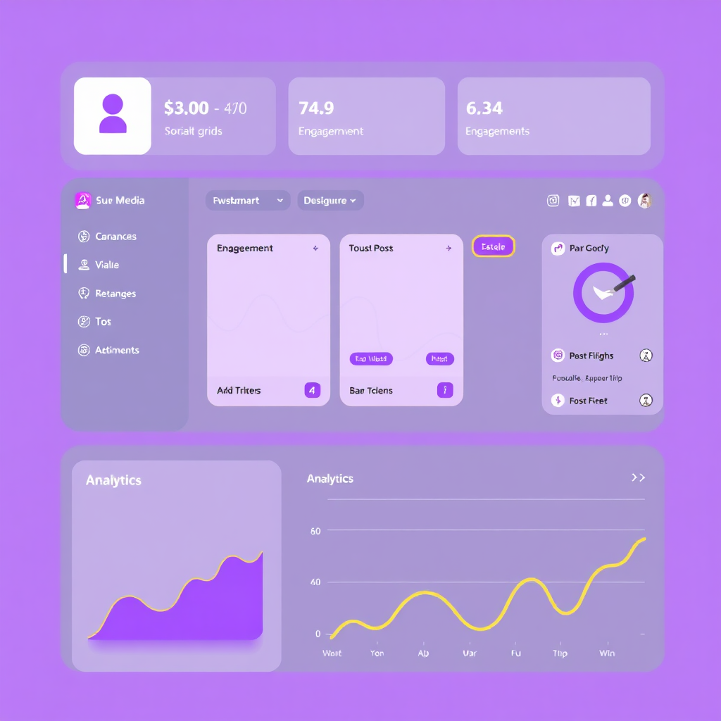 Social media marketing visual