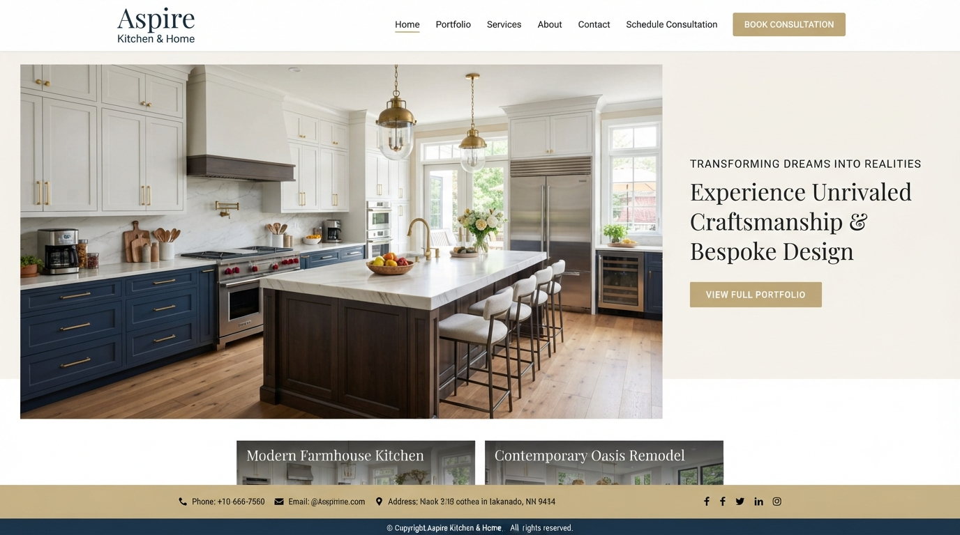 Web design project
