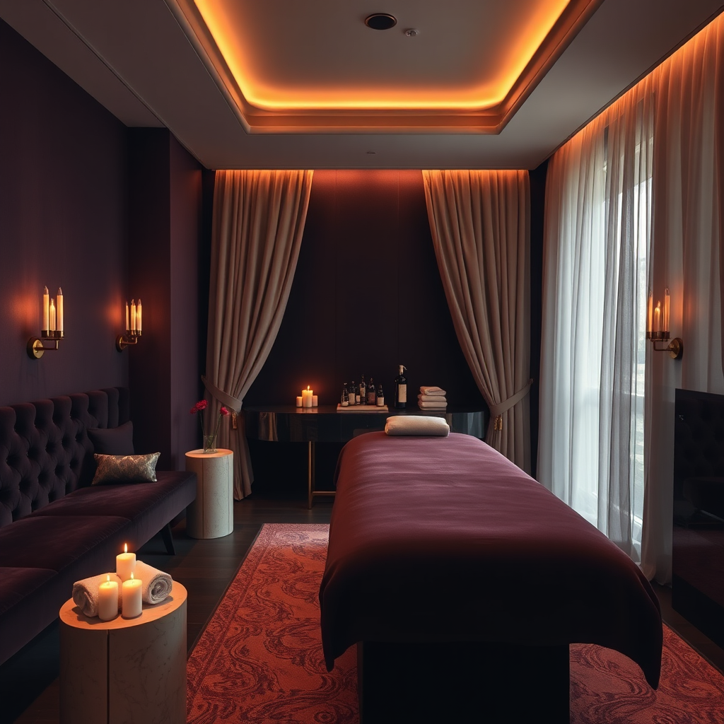 Private luxury massage suite