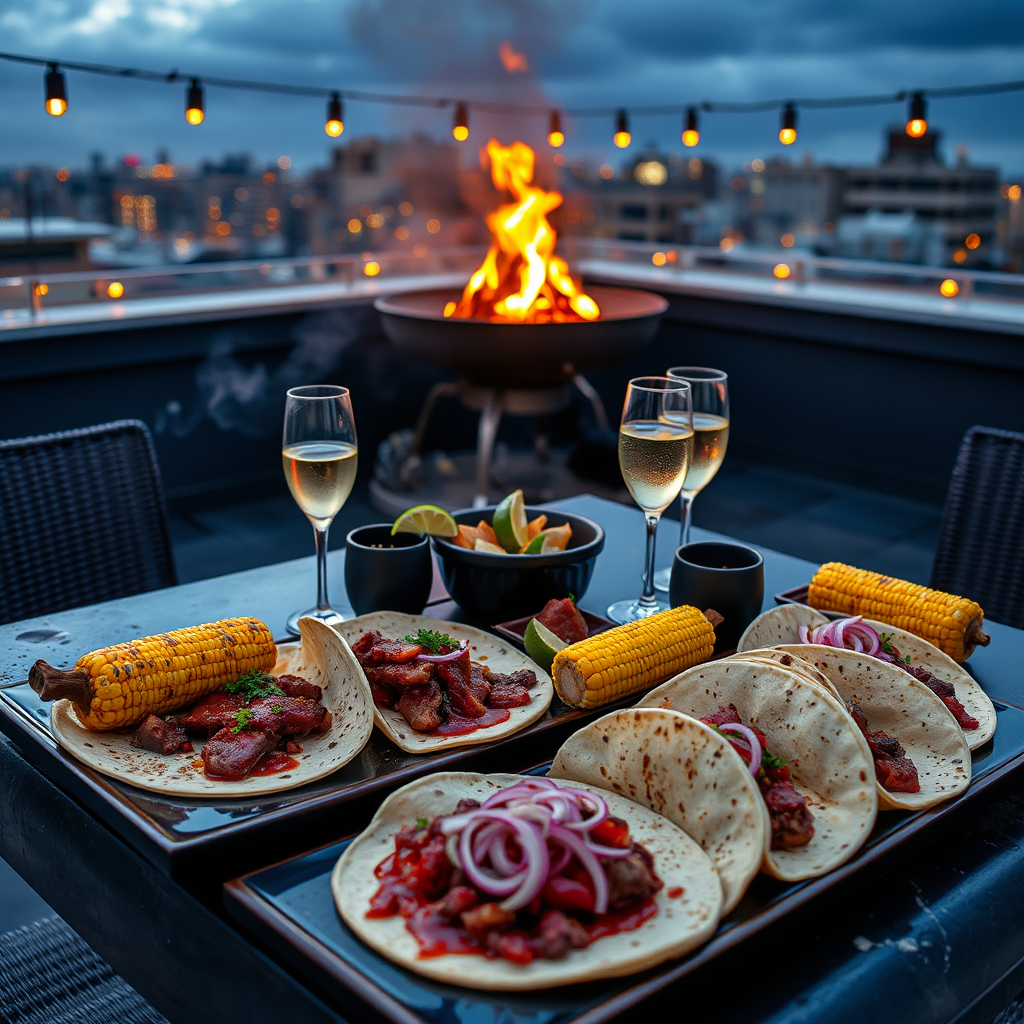 Luxury Mexican BBQ menu
