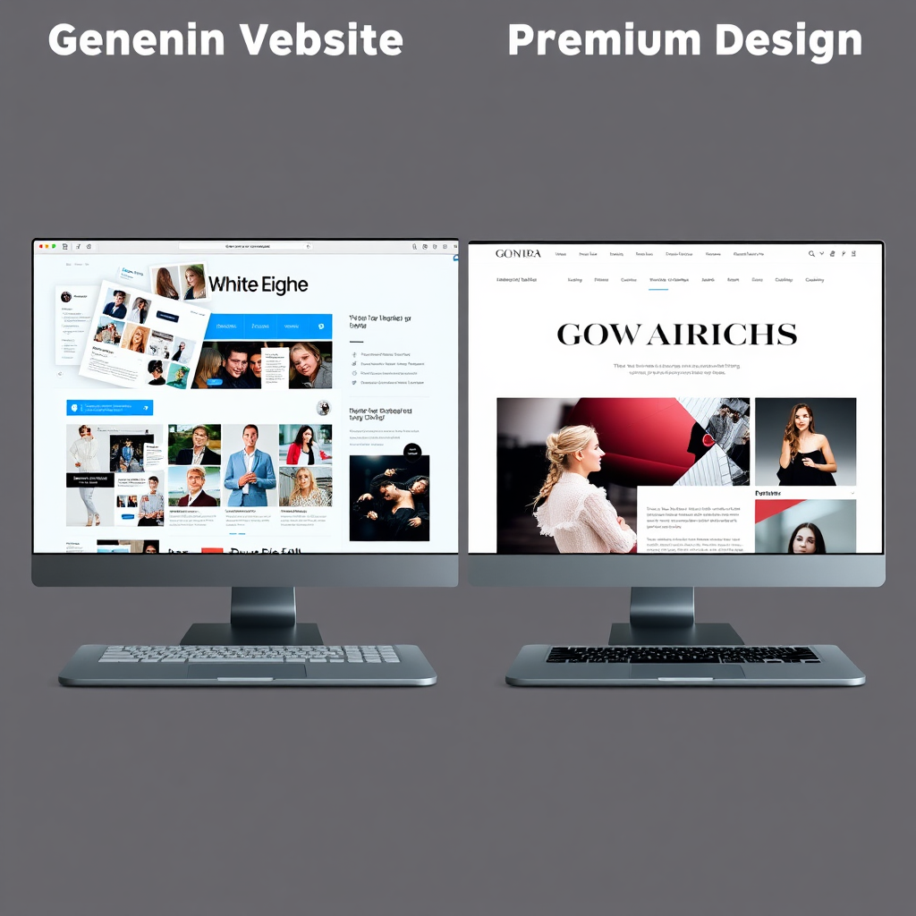 Website transformation comparison