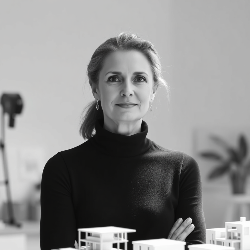 Portrait of the founding architect
